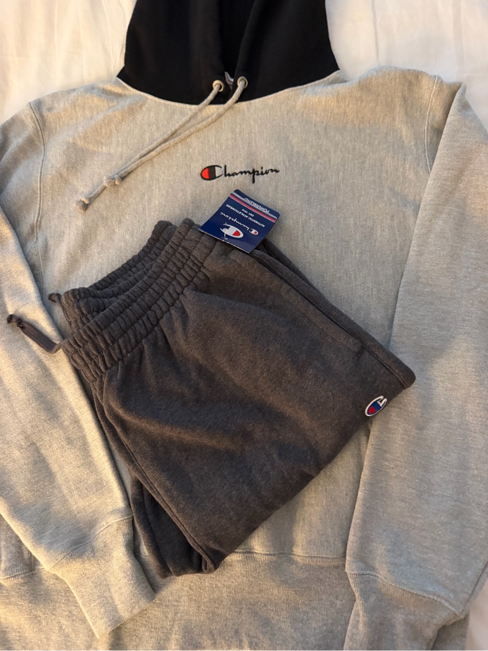 Champion Kids Charcoal Gray Elastic-Waist Joggers